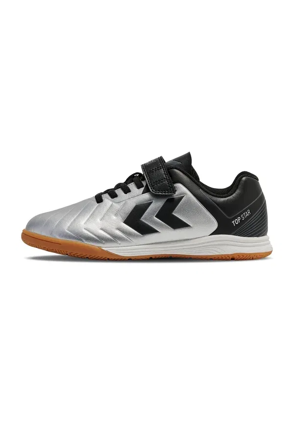 Кроссовки детские Hummel Top star i.c. vc 2.0 jr baby shoes, черно-серебристый