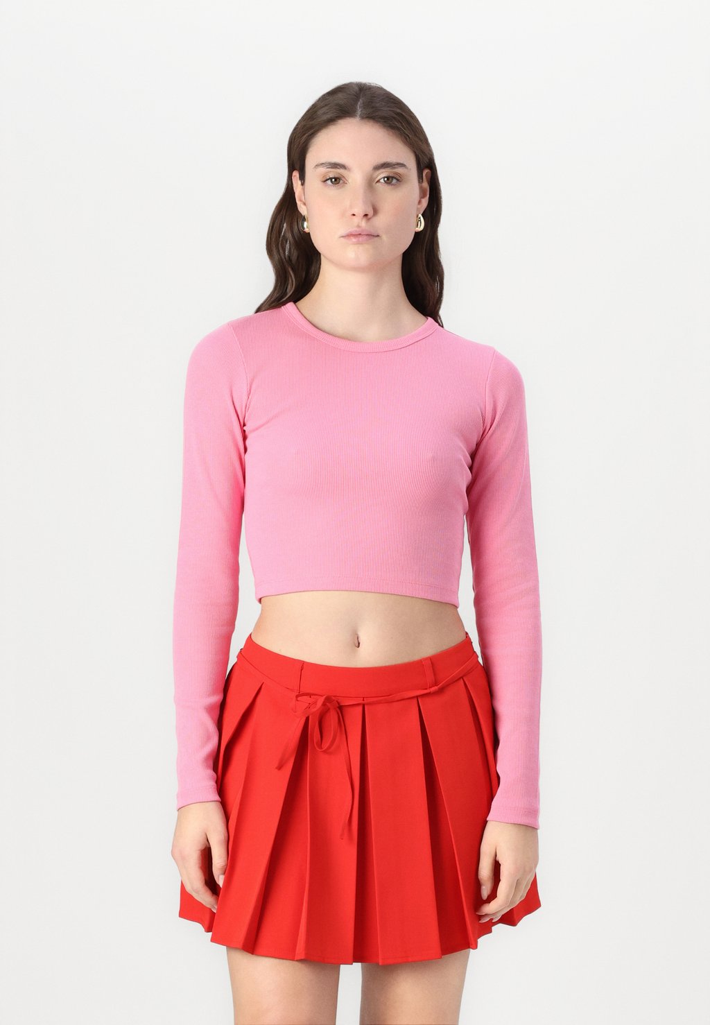 

Топ с длинными рукавами JXFELINE TEE JJXX, розовый