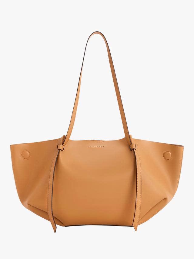 

Сумка-тоут Calla CHARLES & KEITH, Toffee