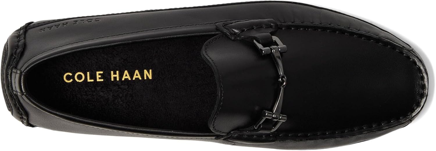 Мужские лоферы Cole Haan Wyatt с декоративной пряжкой, черный — фото 3