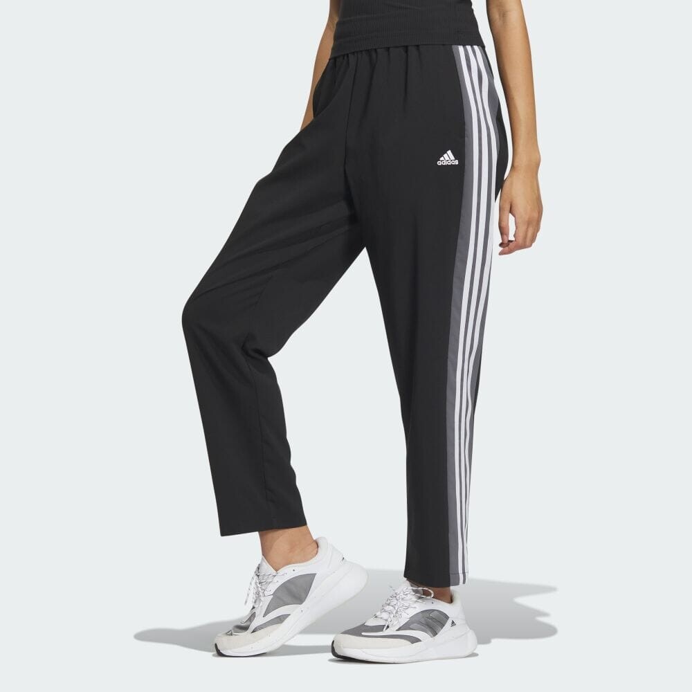 

Джерси Adidas Seasonal Sportswear Loose Fit Color Block Cross Pants, цвет Black/Grey Five