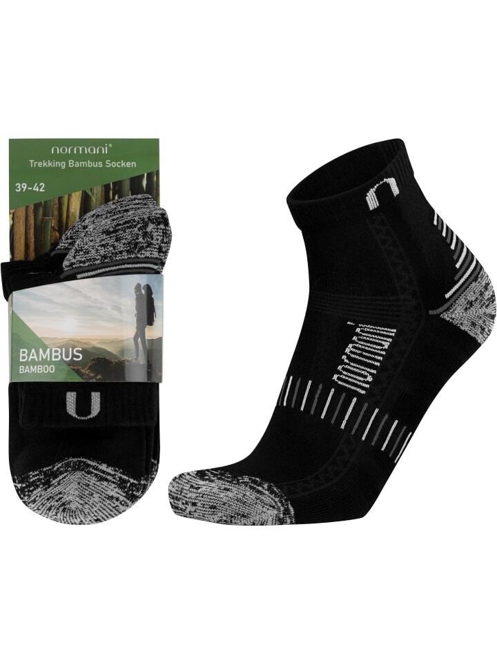 

Носки normani 6 Frottee Kurzschaftsocken, черный