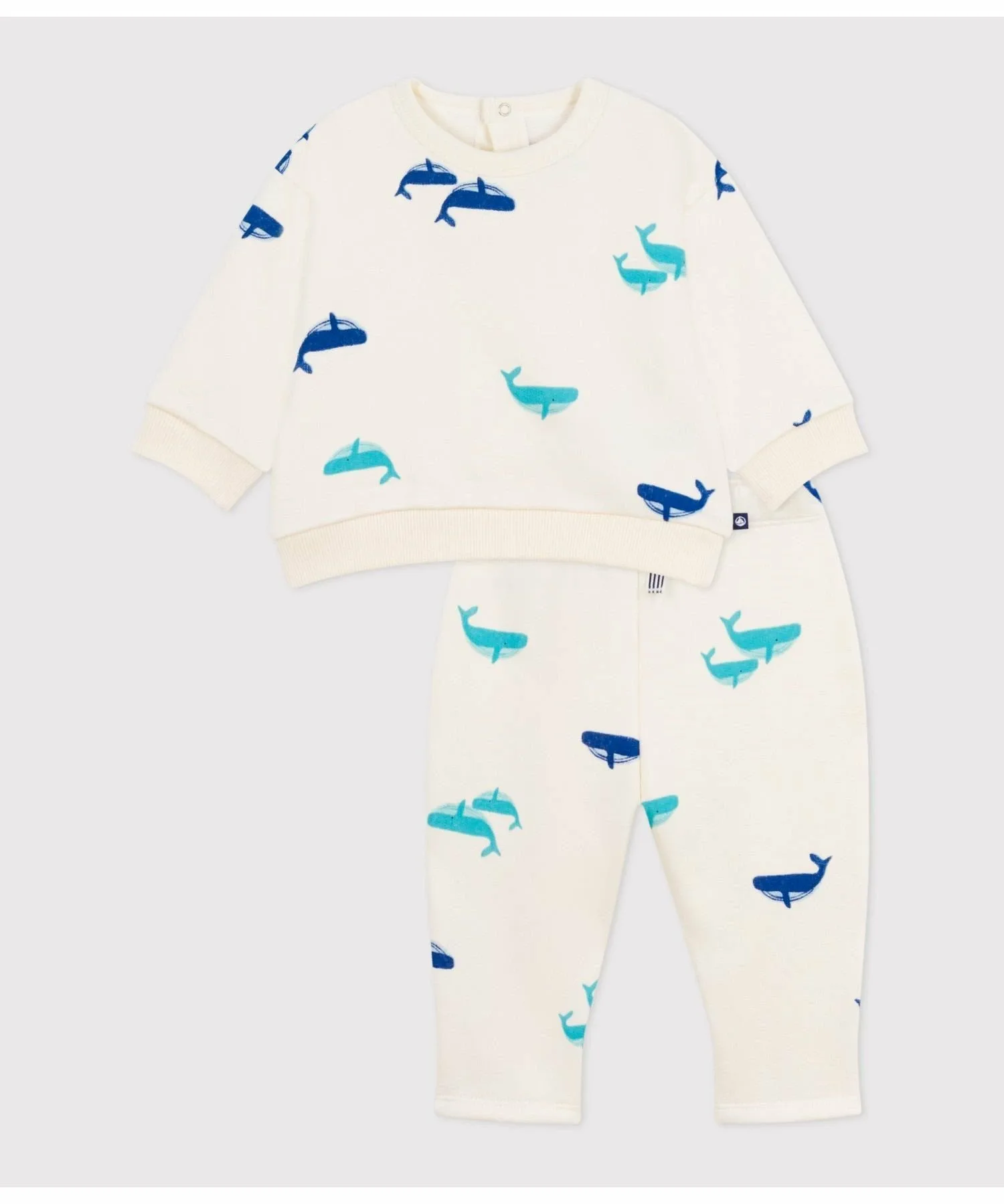 Детский комплект из 2 предметов PETIT BATEAU, Off-white/multicolor — фото 4