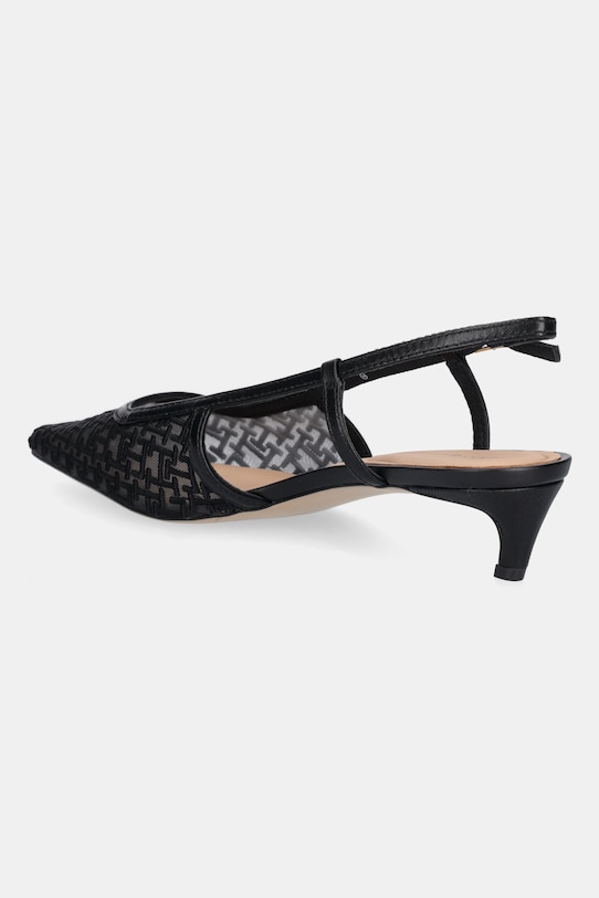 Туфли MONO SQUARED TOE KITTEN SLINGB Tommy Hilfiger, черный — фото 3