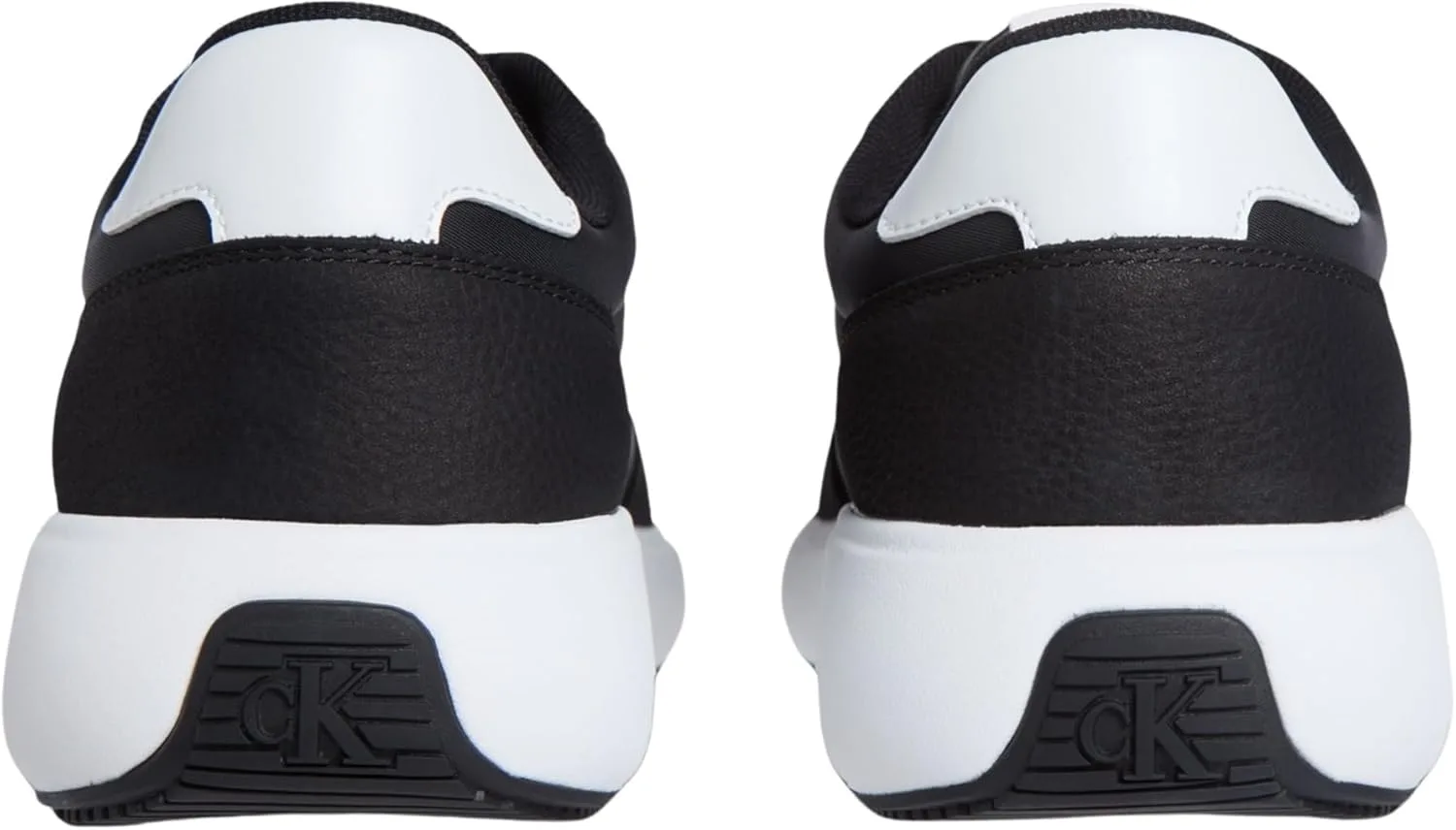 Мужские кроссовки Calvin Klein Athleisure Runner на шнуровке Ny-su Ym0ym01370 Low Top, белый/черный — фото 2