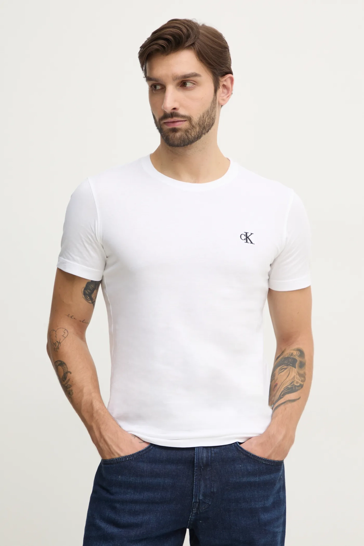 

Футболка Calvin Klein Jeans, бежевый