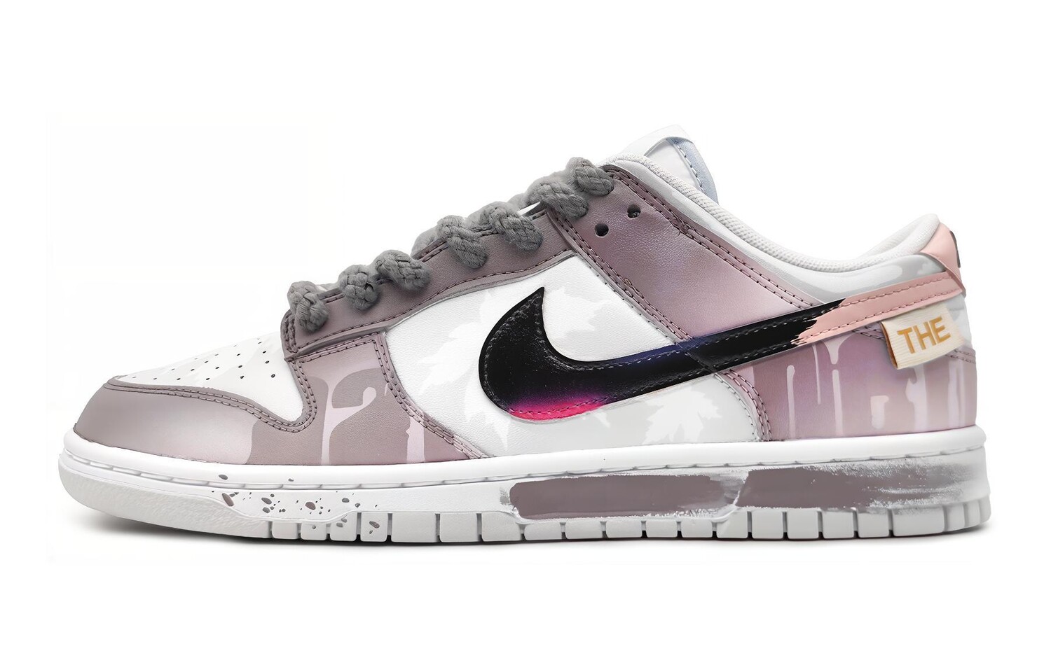 

Кроссовки Nike Dunk Skateboard Shoes Women's Low-Top White Black, белые/черные, Черный, Кроссовки Nike Dunk Skateboard Shoes Women's Low-Top White Black, белые/черные