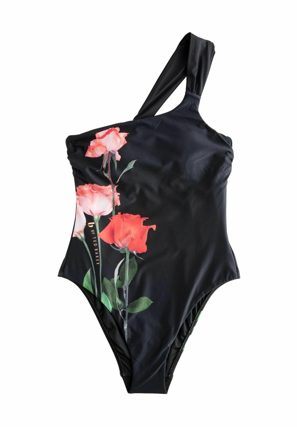 

Купальный костюм TUMMY CONTROL ONE SHOULDER FLORAL PRINT B by Ted Baker, черный