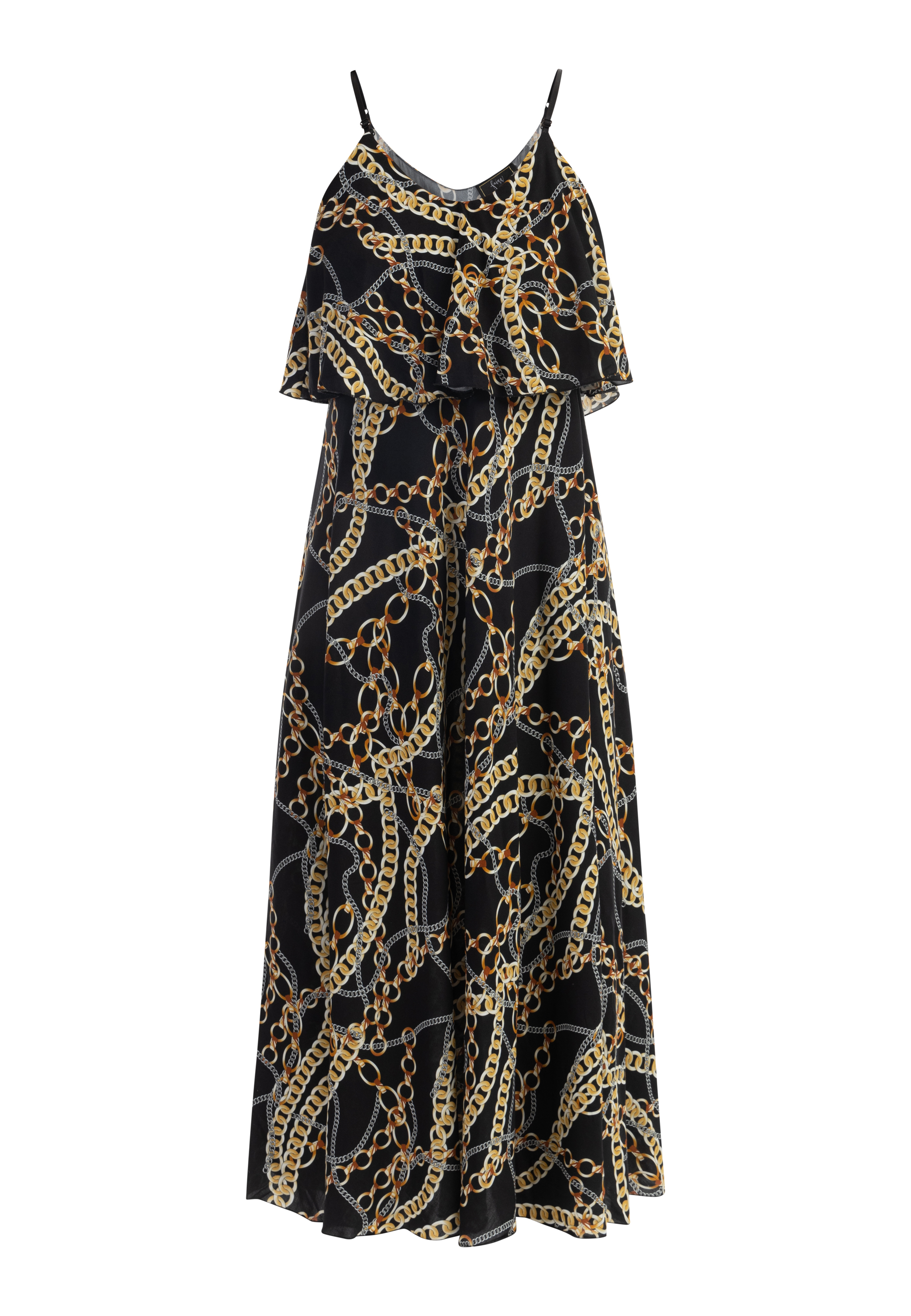 

Платье faina Maxi Mit Allover Print, черный