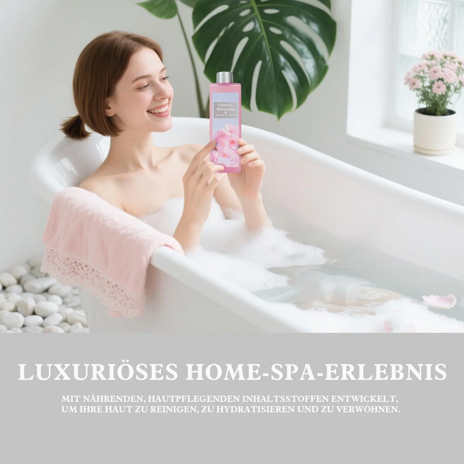 Подарочный набор SPA LUXETIQUE для женщин с ароматом вишневого цвета, 8 предметов Spa Luxetique — фото 4