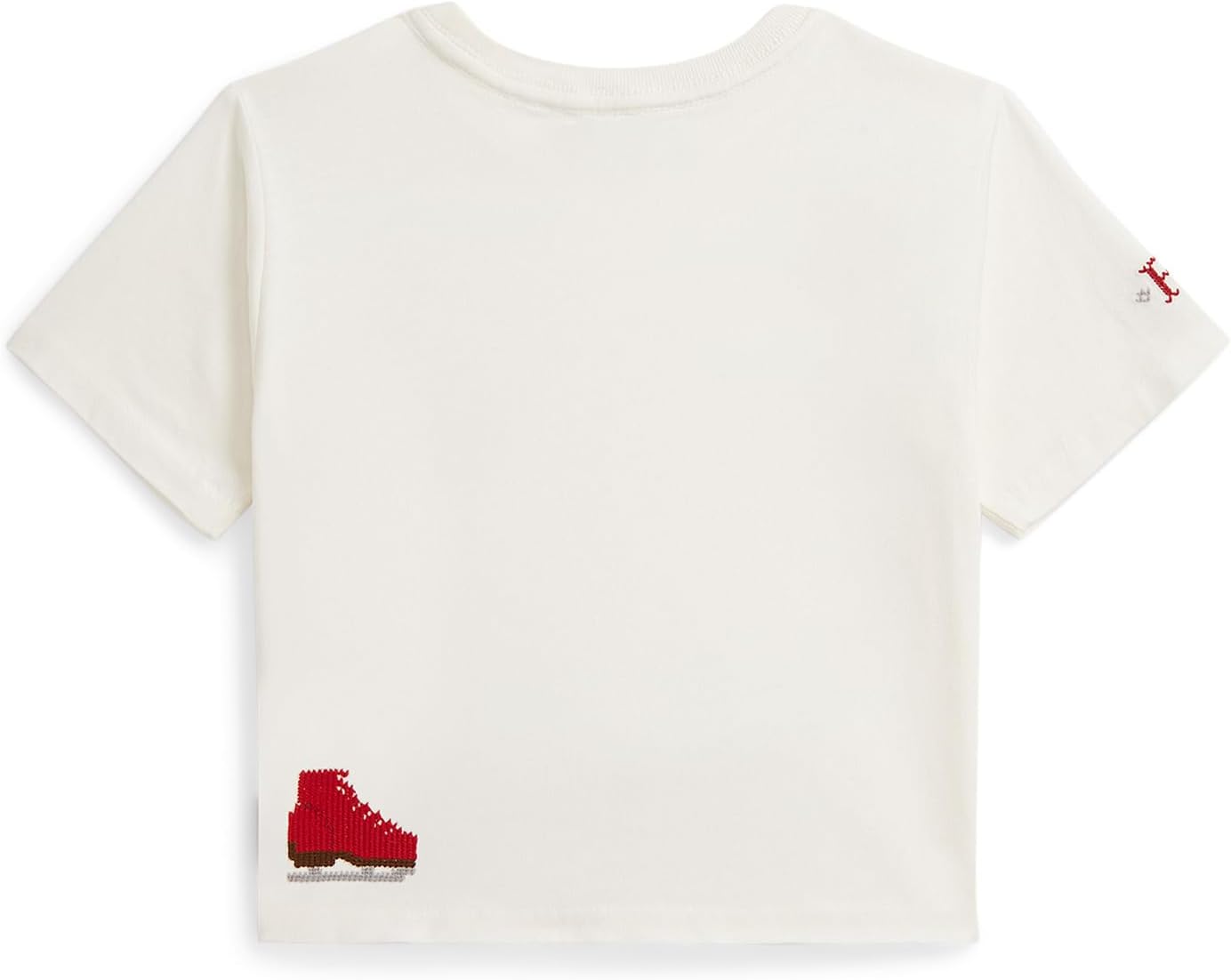 Футболка свободного кроя из хлопкового джерси с логотипом Polo Ralph Lauren Kids, Nevis — фото 2