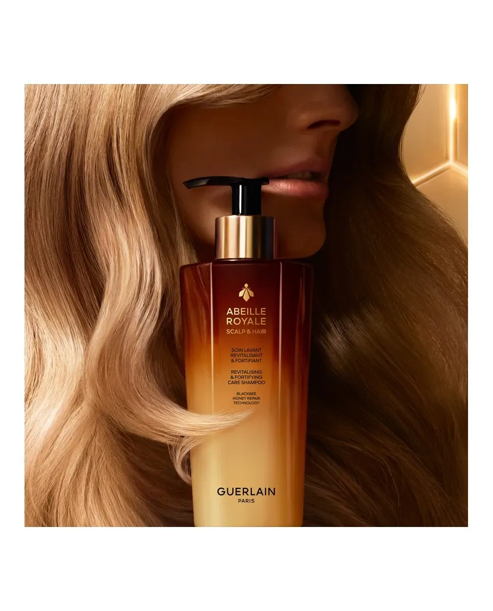 Шампунь Лечебно-Укрепляющий и Восстанавливающий Abeille Royale 290 мл Guerlain — фото 4