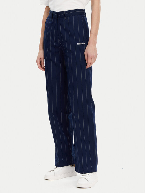 

Брюки прямого кроя Pinstripe JJ3482 Adidas, синий
