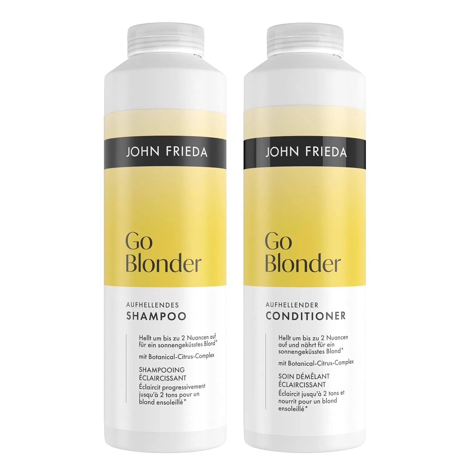 Набор John Frieda Go Blonder: шампунь и кондиционер для светлых волос, 500 мл John Frieda