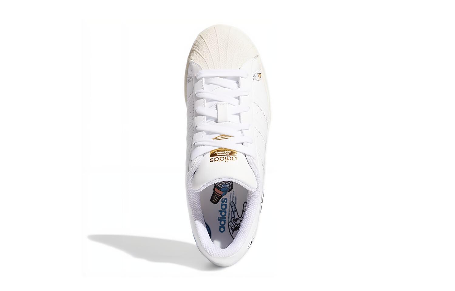 Детские кроссовки для скейтбординга adidas originals Superstar Kids — фото 3