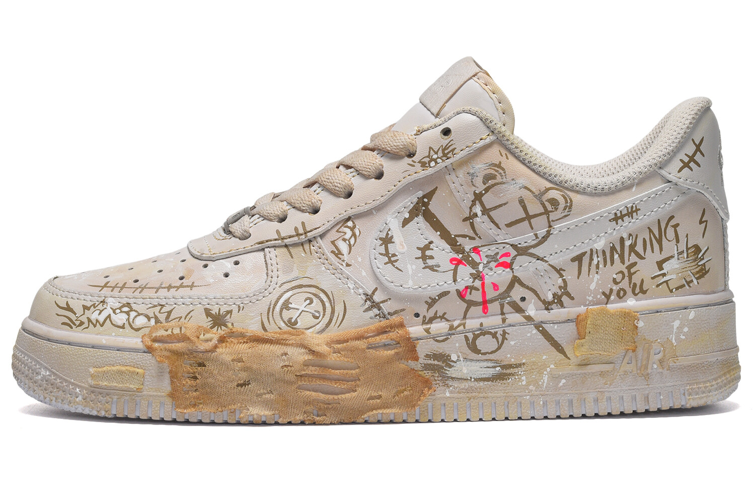 

Женские кроссовки для скейтбординга Nike Air Force 1, Khaki/Vivid Sulphur/Anthracite/Black