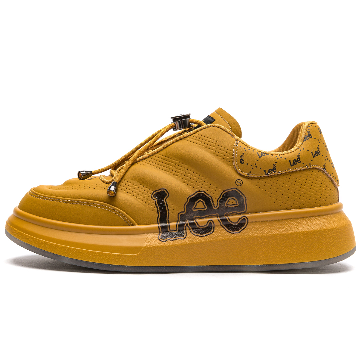 

Lee Белые кроссовки на платформе дышащие низкие скейтерские мужские Earth Yellow, цвет Earth Yellow