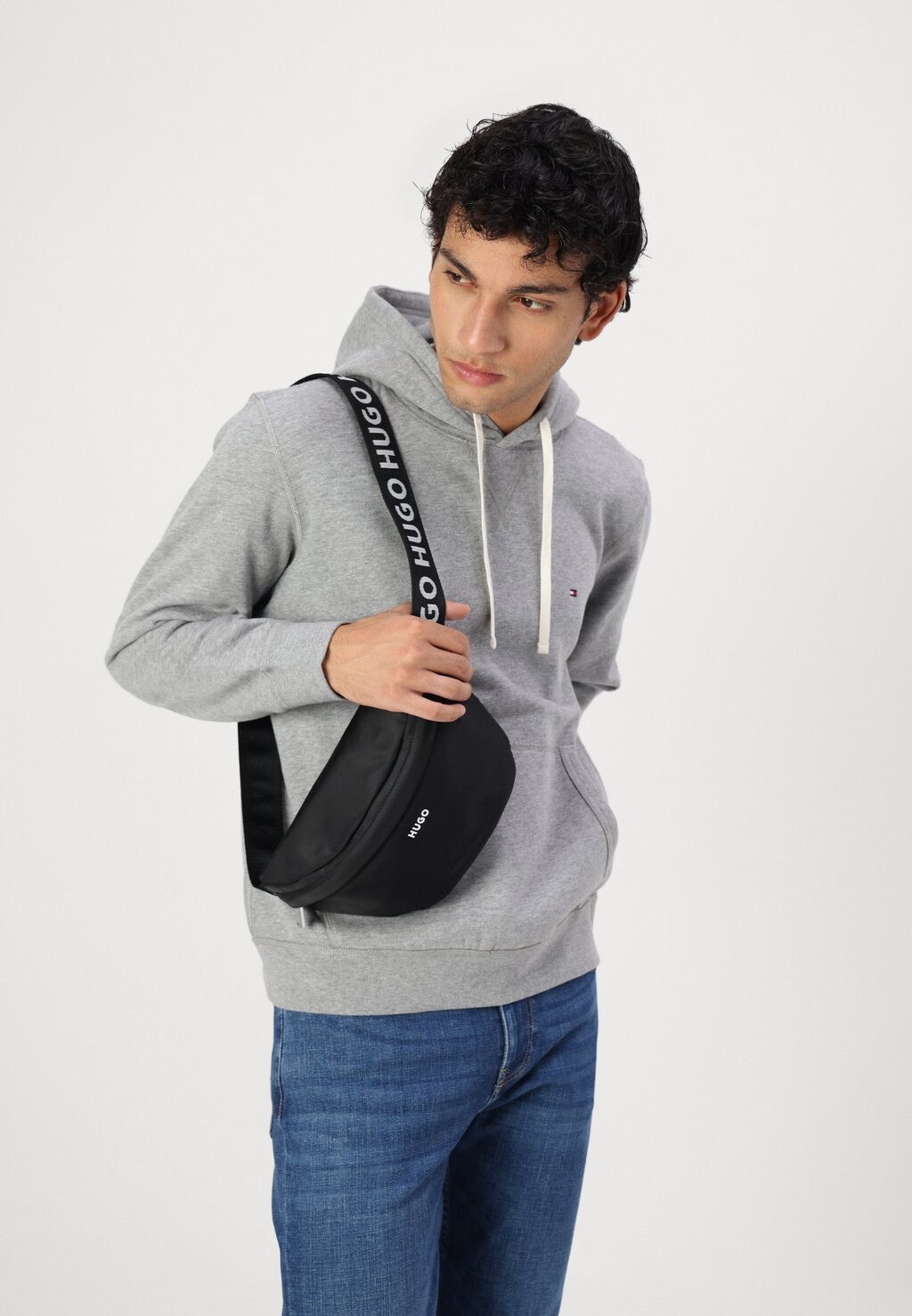 Толстовка с капюшоном ESSENTIAL HOODY Tommy Hilfiger, серый — фото 3