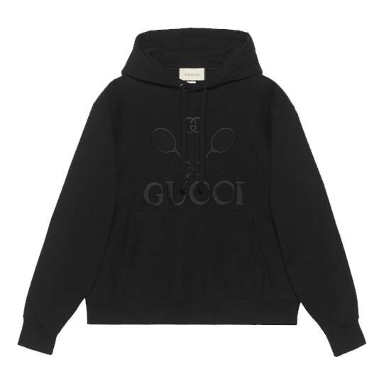 

Толстовка tennis printing black Gucci, черный