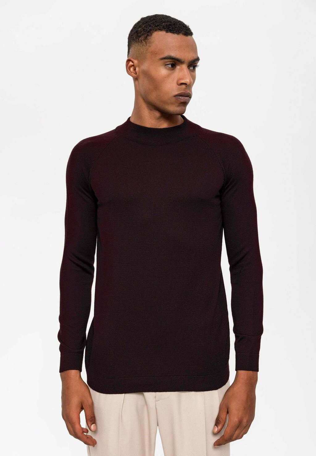 

Свитер Mock Turtleneck Antioch, цвет damson