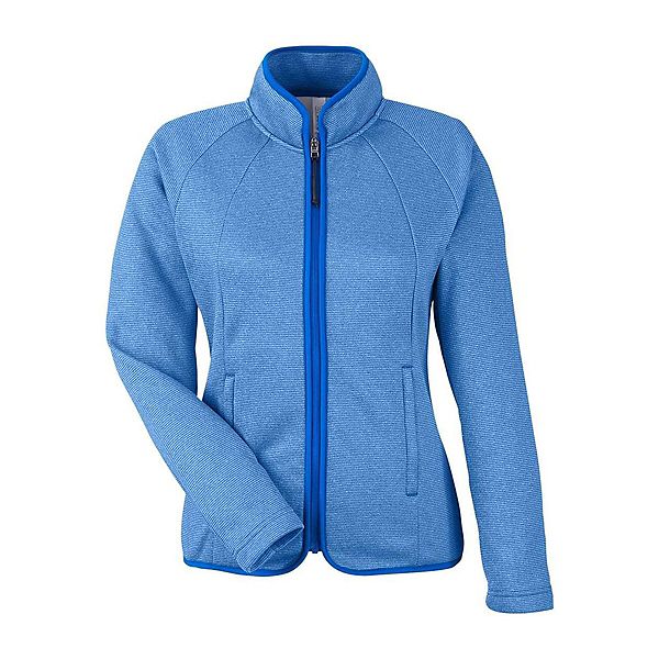 

Женская толстовка Venture Heathered E Full-Zip Core365, True Royal And White