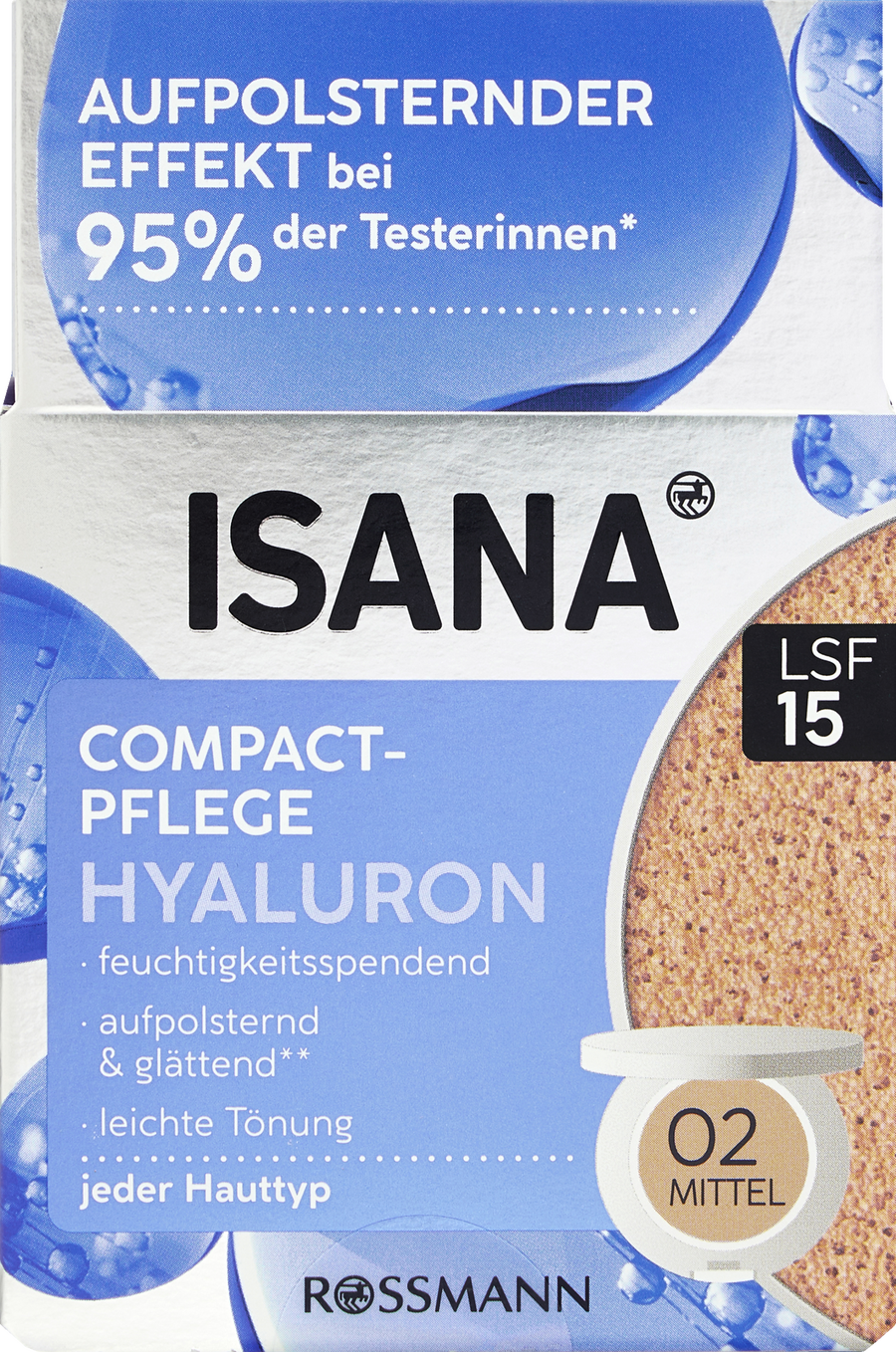 

Дневной крем ISANA Hyaluron Compact Pflege, mittel