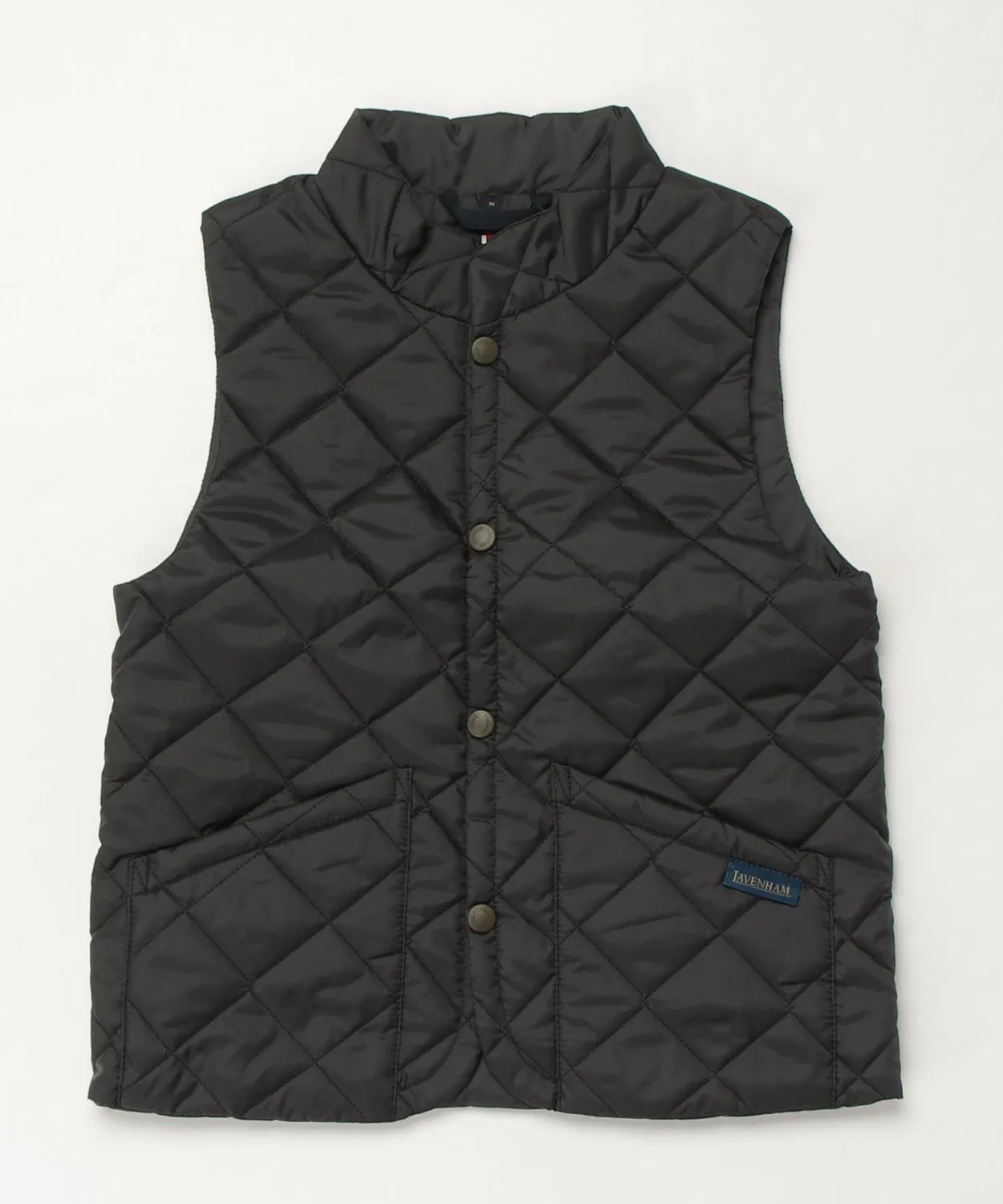 Детский жилет Lavenham JUNIOR MICKFIELD, стёганый, чёрный