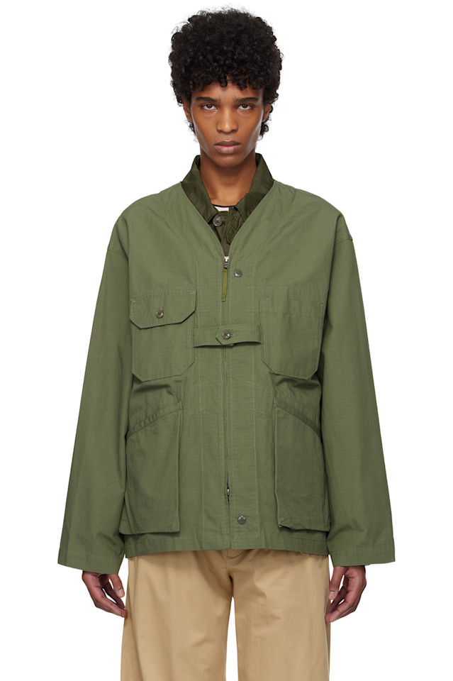 

Кардиган-жакет Engineered Garments, зеленый