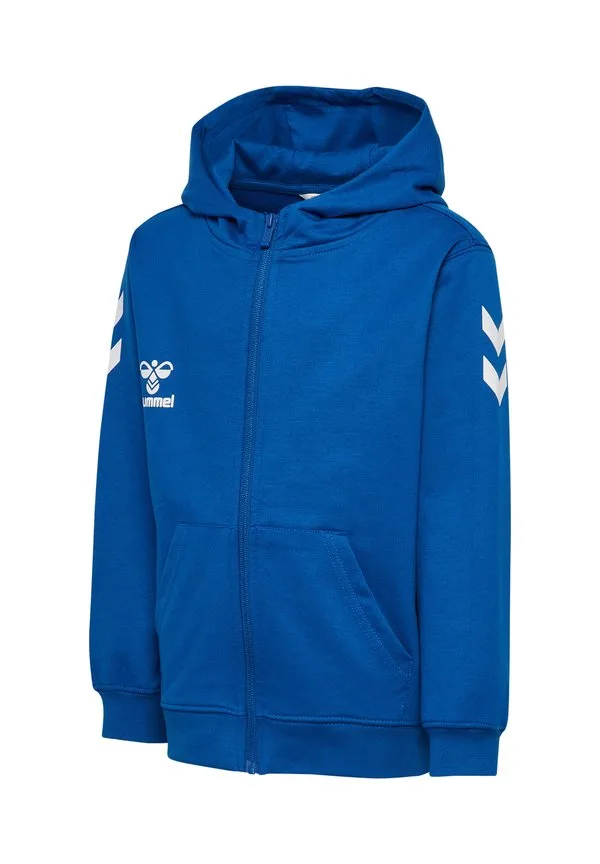 Толстовка на молнии с шевронным узором Hummel, True Blue — фото 4