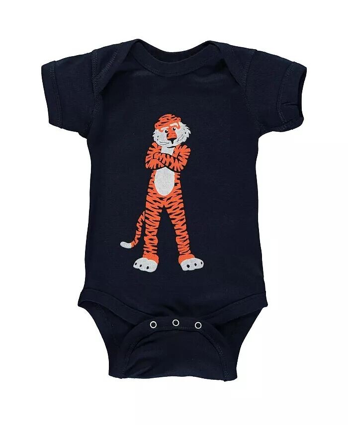 

Унисекс детский темно-синий боди Auburn Tigers с большим логотипом Two Feet Ahead