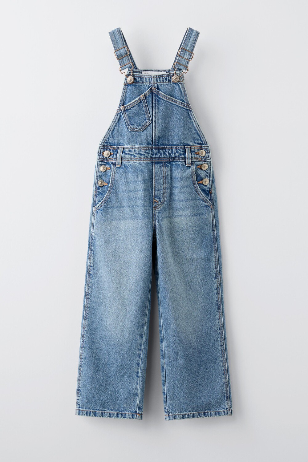 

Длинные джинсовые комбинезоны ZARA, синий