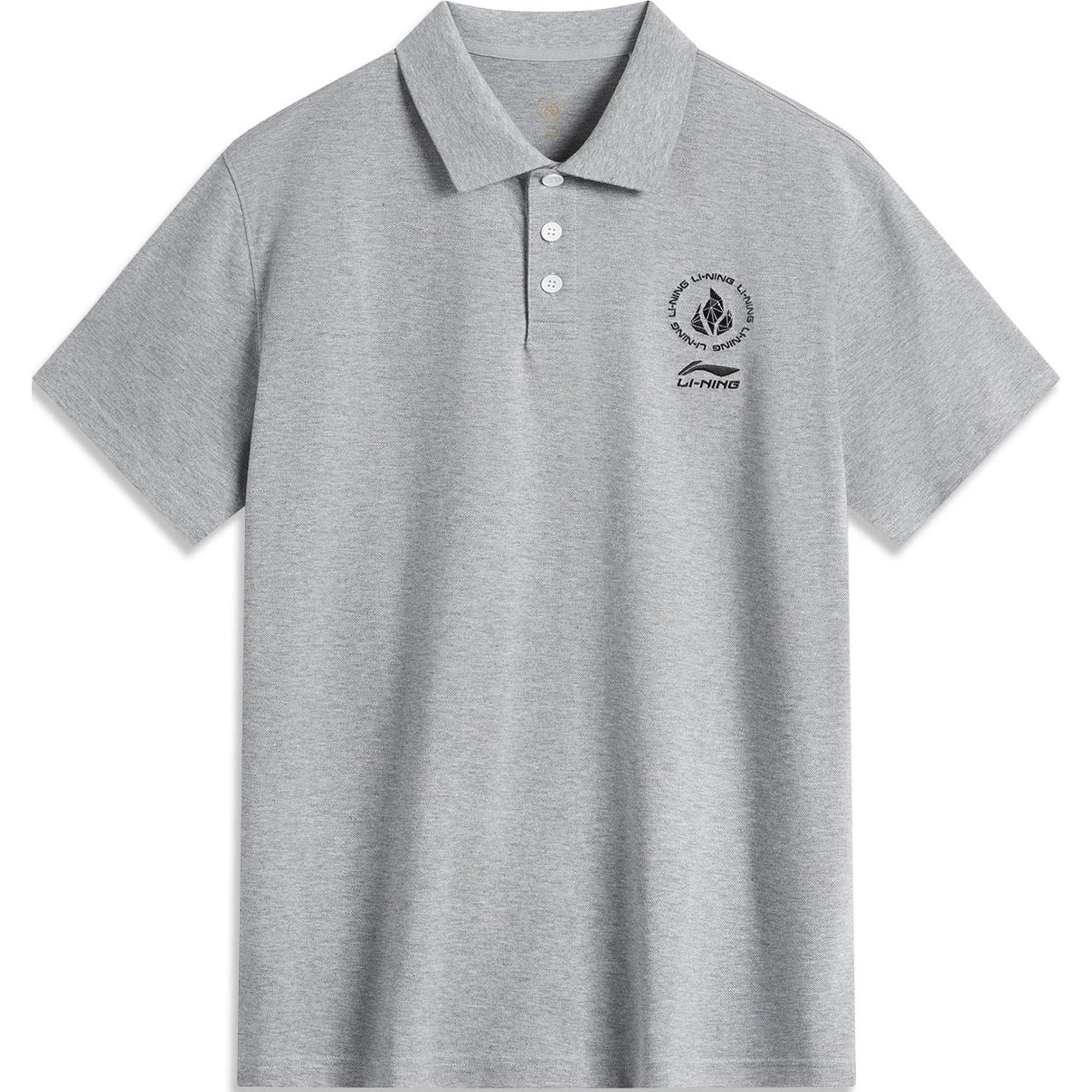 

Лининг спортивная поло унисекс вересково-серый