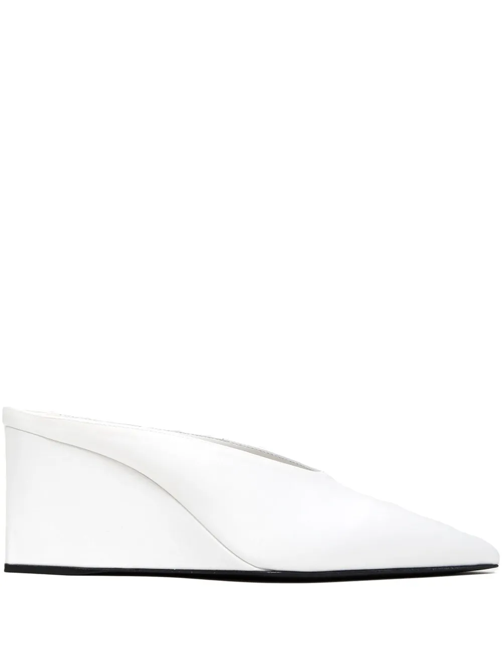 Атласные мюли Alaïa, белый