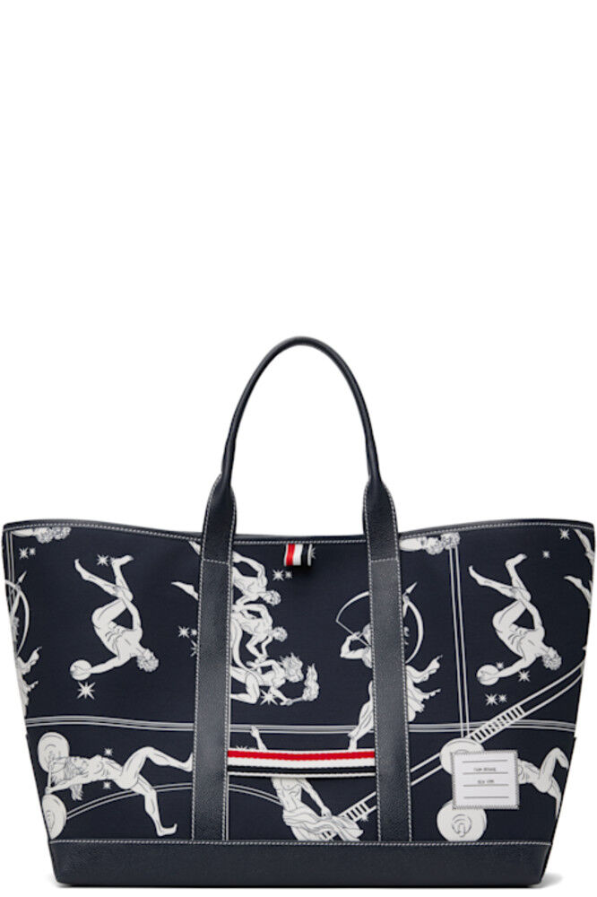 

Сумка для инструментов Navy Olympic Constellation среднего размера Thom Browne