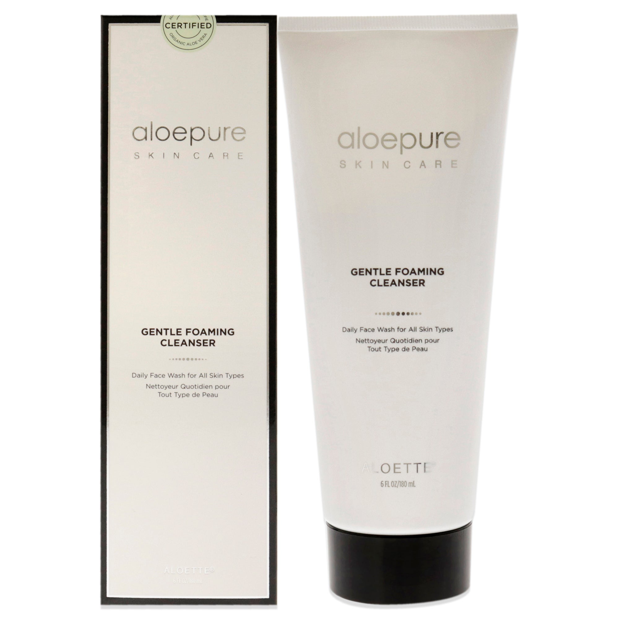 

Пенящееся очищающее средство Aloepure Gentle Foaming Cleanser от Aloette для мужчин и женщин - 170 мл (6 унций), прозрачный
