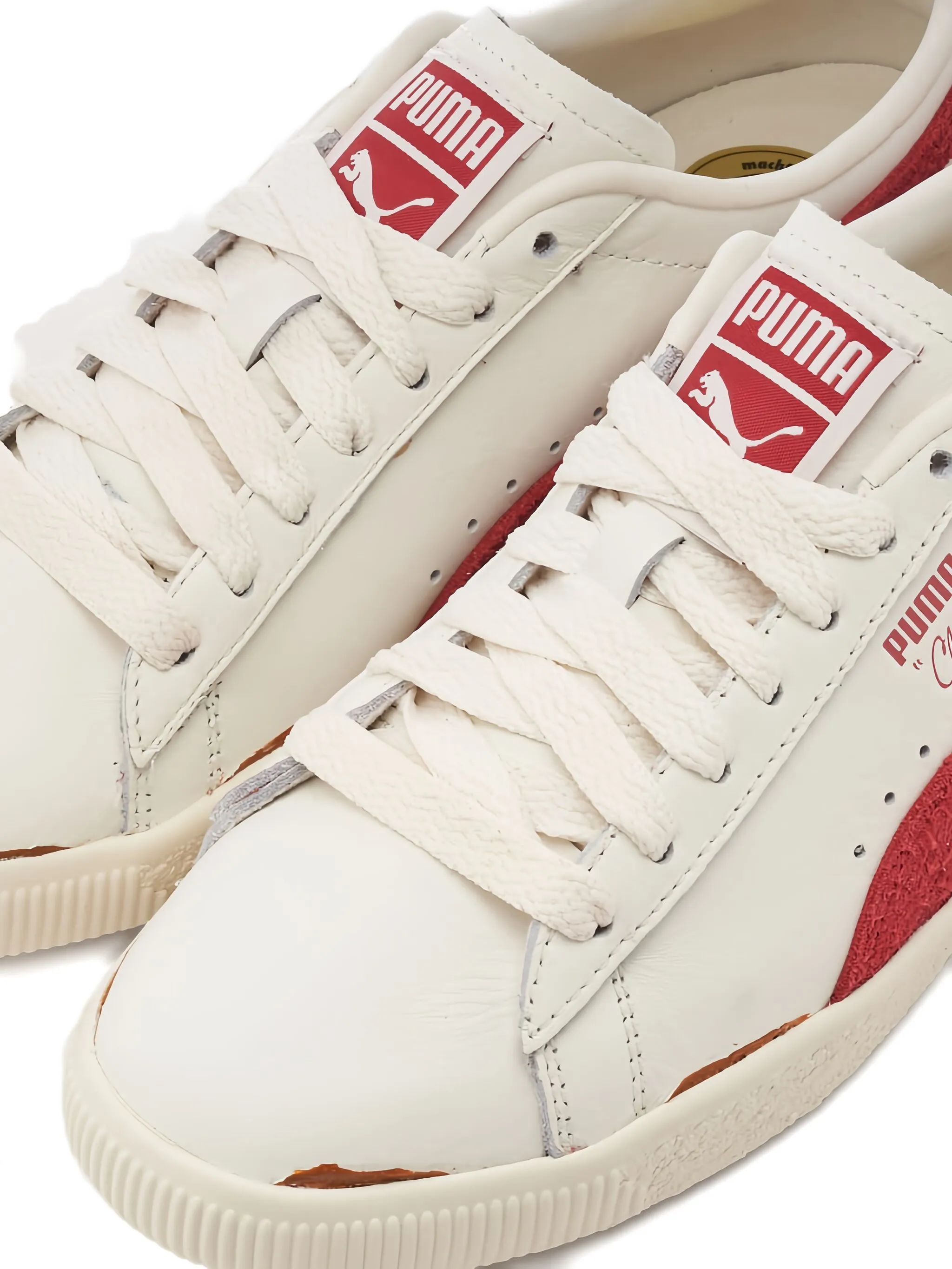 Кроссовки Clyde Neverworn III Puma, кремовый — фото 3
