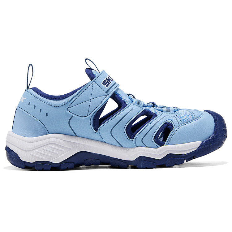 Skechers Kids Скользостойкая, износостойкая, дышащая сандалия Light Blue Kids' — фото 2