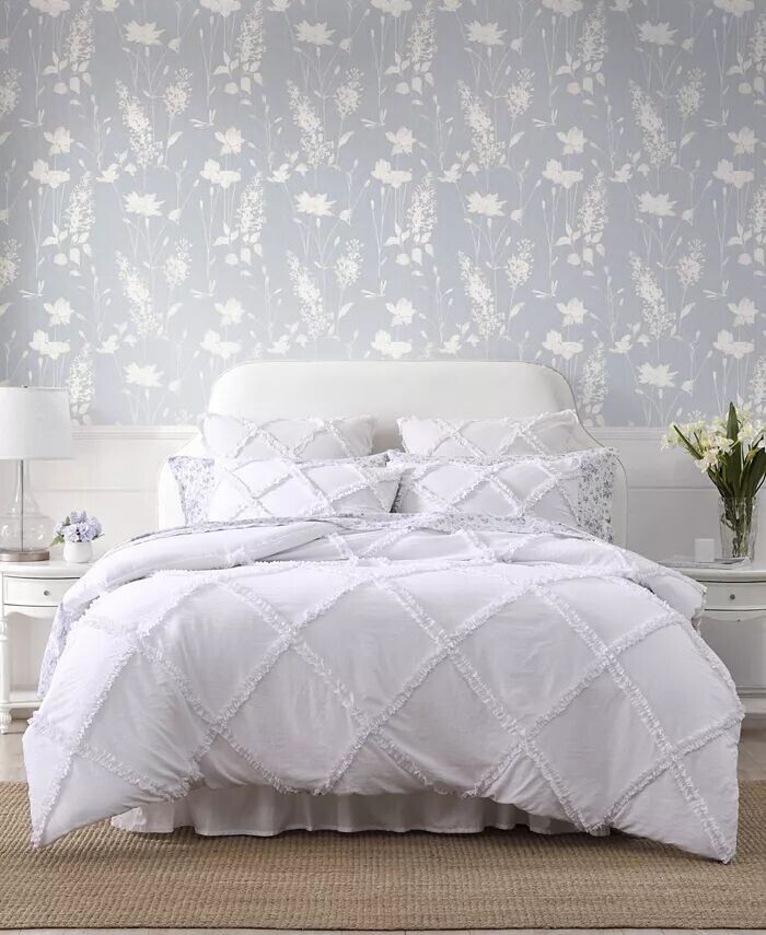 

Комплект одеял Norah из твердой микрофибры, 2 шт., Twin Laura Ashley, белый