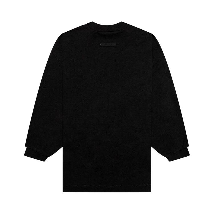 Футболка Fear of God Essentials Kids Jersey Long-Sleeve Tee, Black — фото 2