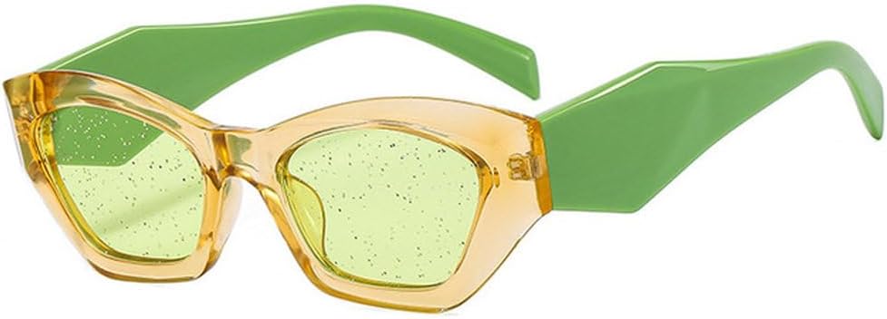 

2026 Маленькие панк-солнцезащитные очки для женщин и мужчин: трендовые цветные солнцезащитные очки с защитой от УФ-излучения UV400, очки с индивидуальным дизайном MTZJH, One Color