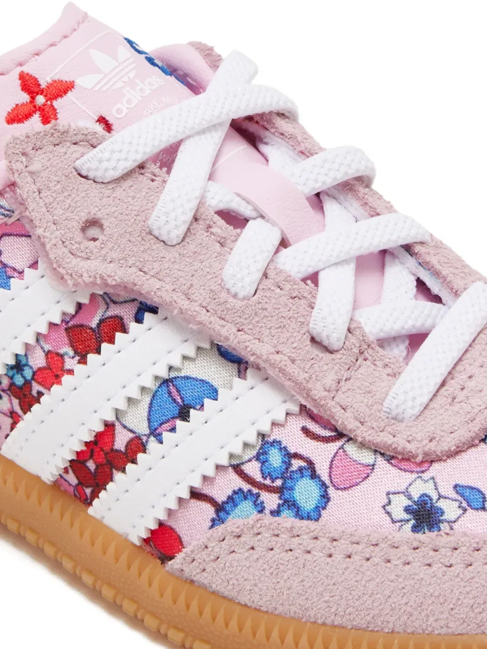 Кроссовки Samba OG с цветочным принтом из коллаборации с Liberty London Adidas Kids, розовый — фото 2