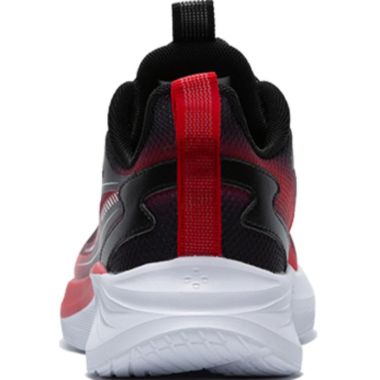 Детские кроссовки Speed Anti Slip с низким верхом и износостойкостью QIAODAN, черный/красный — фото 3