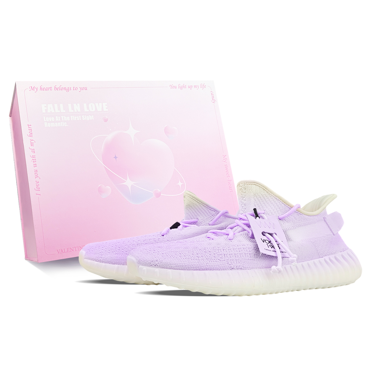 Adidas Originals Кроссовки Yeezy Boost 350 V2 BNK Tipsy Plum Purple Cushioning Height Increase, низкие, повседневные, унисекс, фиолетовые