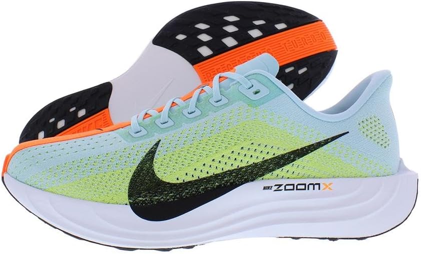 Мужские беговые кроссовки Nike Pegasus Plus, белый/черный/синий/оранжевый — фото 4