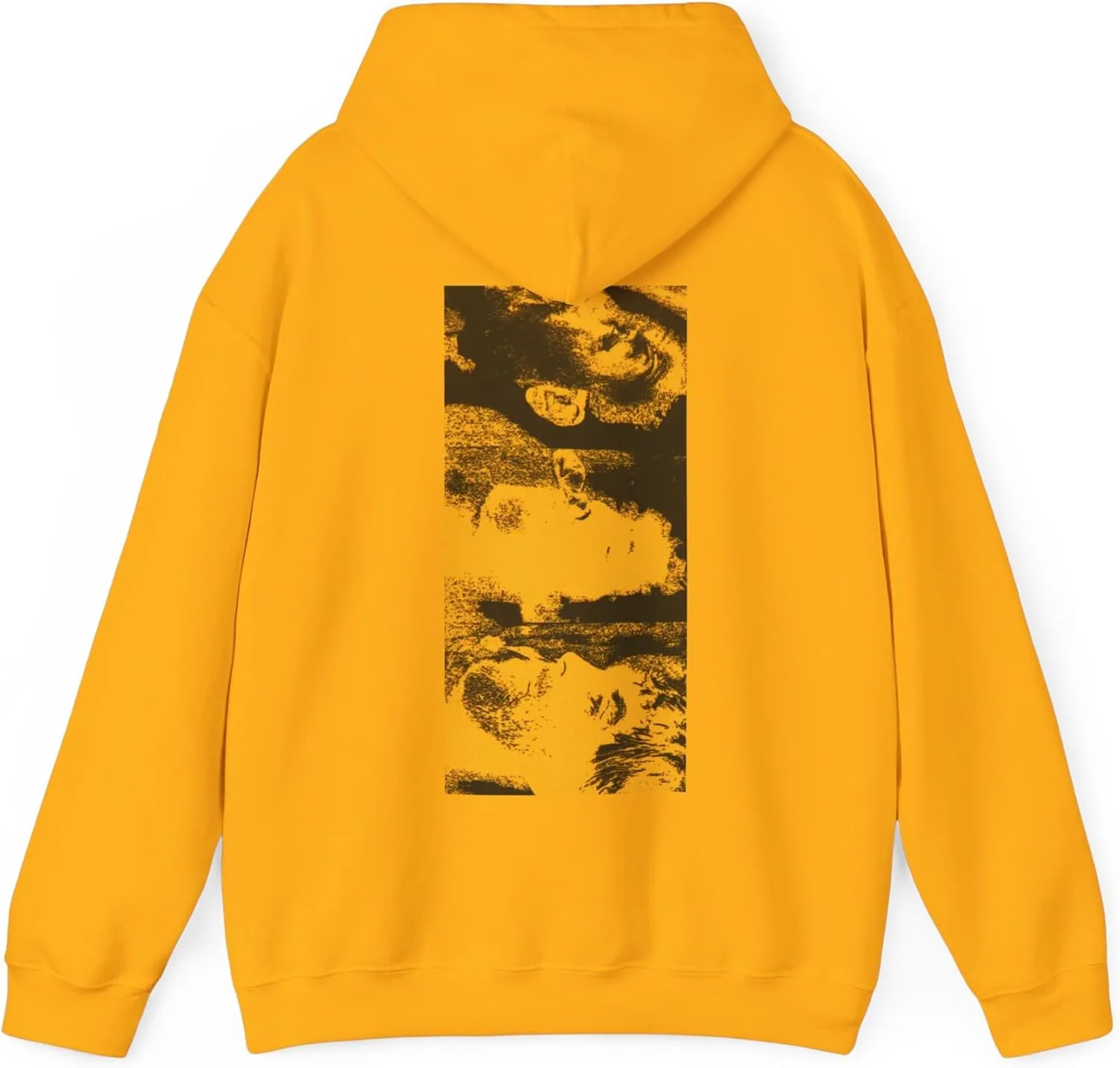 Толстовка с капюшоном Death Grips Death Album Tour Merch Peace GENERIC, золотой — фото 2