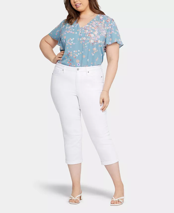 

Джинсы-капри Chloe Skinny размера Plus Size NYDJ, белый