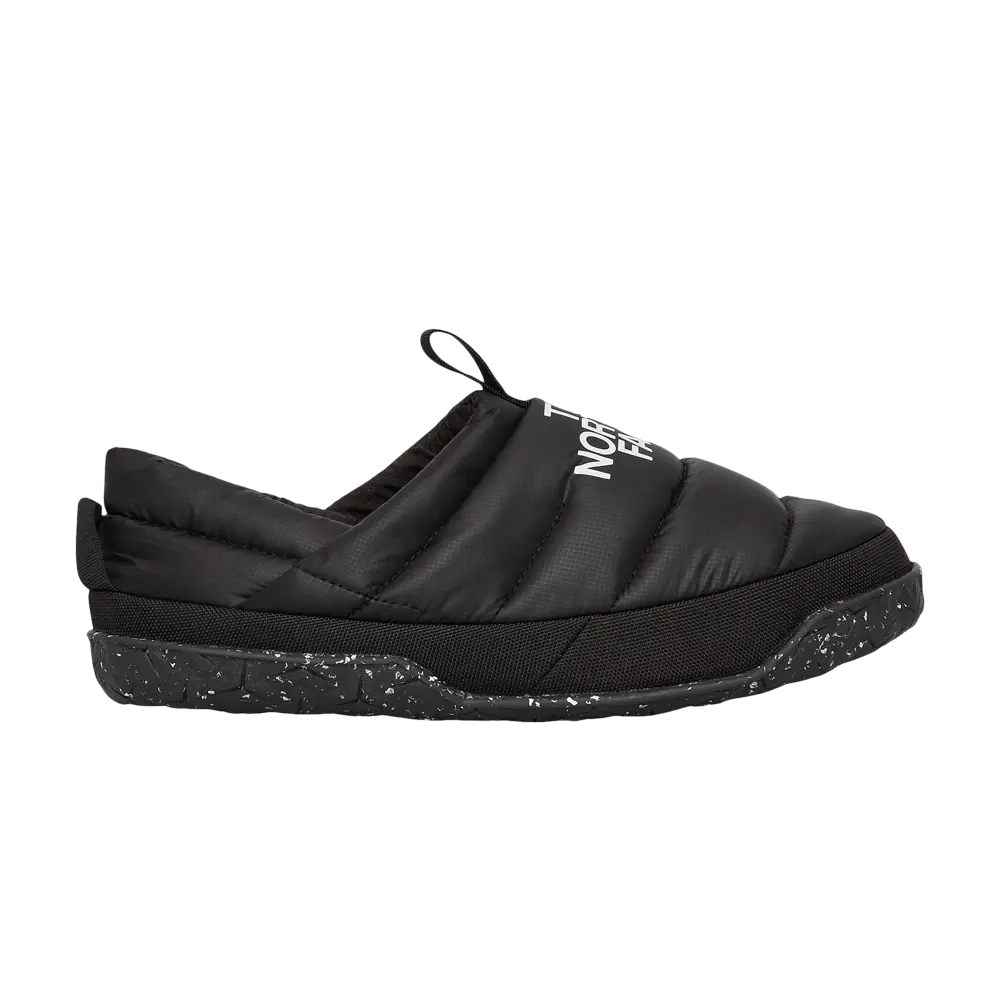 Женские ботинки The North Face Nuptse Mule стеганые из рипстопа, черный