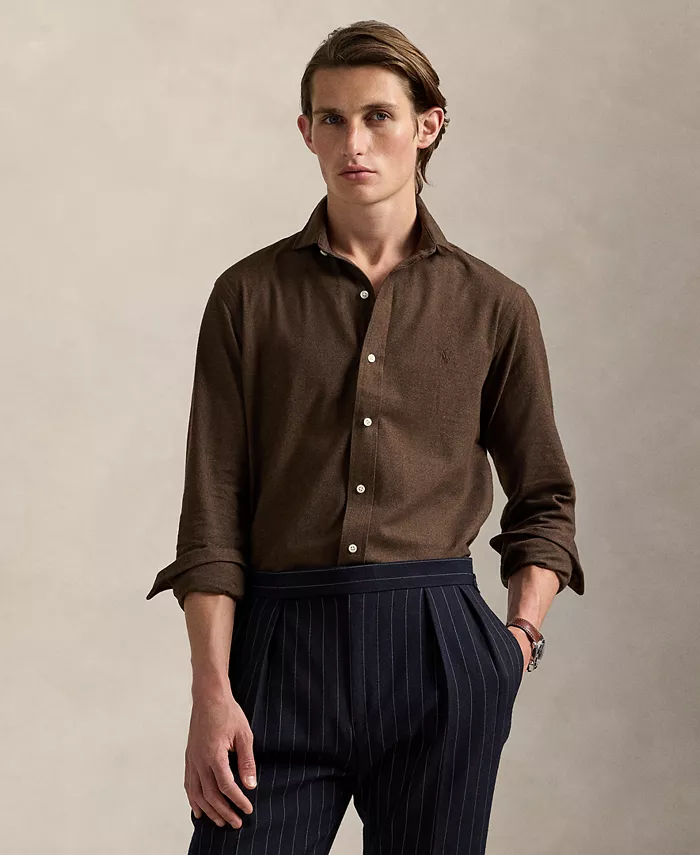 

Мужская классическая рубашка Performance Twill Polo Ralph Lauren, зеленый