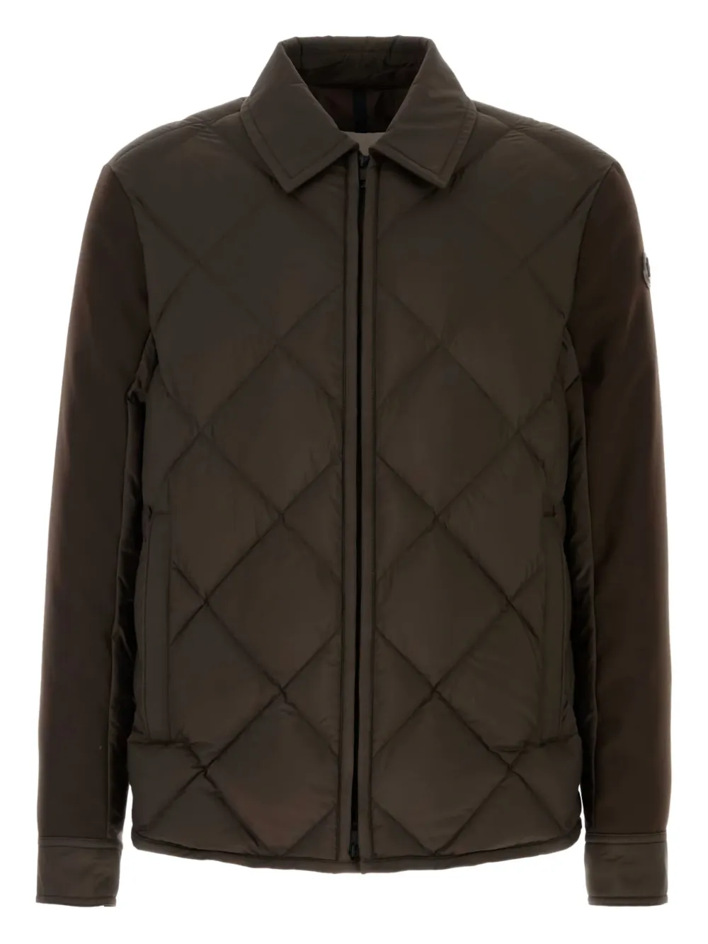 

Стеганый пуховик MONCLER, коричневый