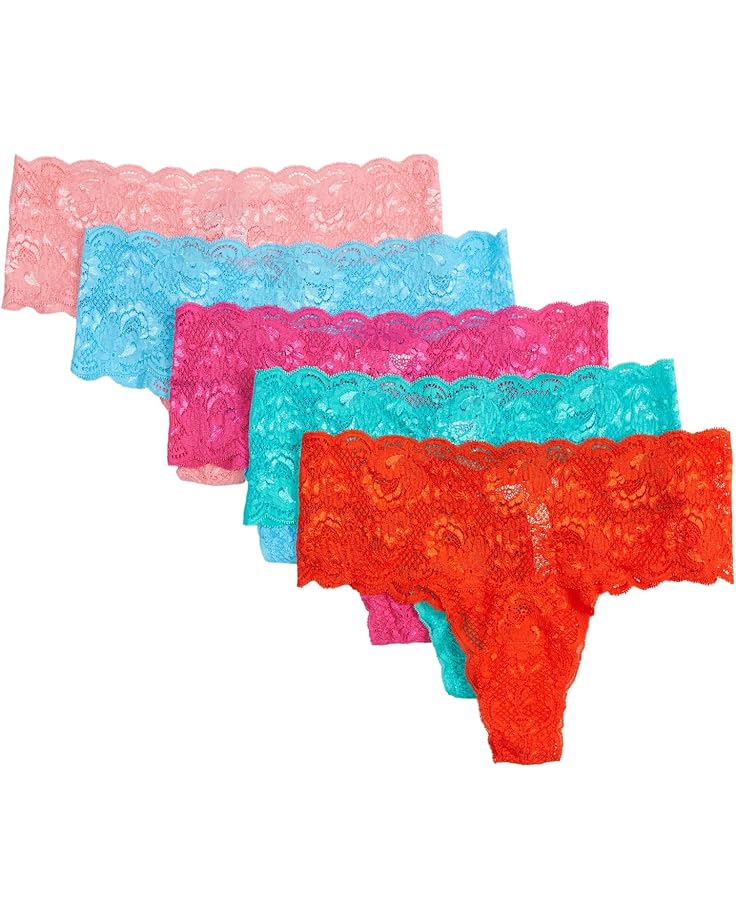 

Стринги Cosabella Never Say Never Comfie Thong Gift 5Pk, цвет Vendu Conbl Flopk Addyg Sicor